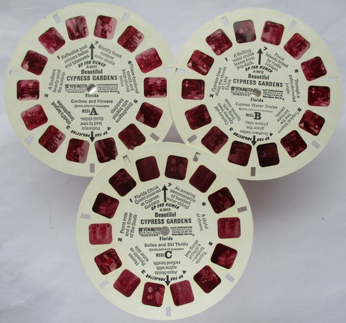 3 VIEW-MASTER 3D BILDSCHEIBEN - CYPRESS GARDENS - Bild 3 von 3
