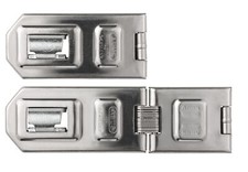 ABUS Diskus Überfalle 140 - für Vorhängeschlösser - Silber - zwei Größen