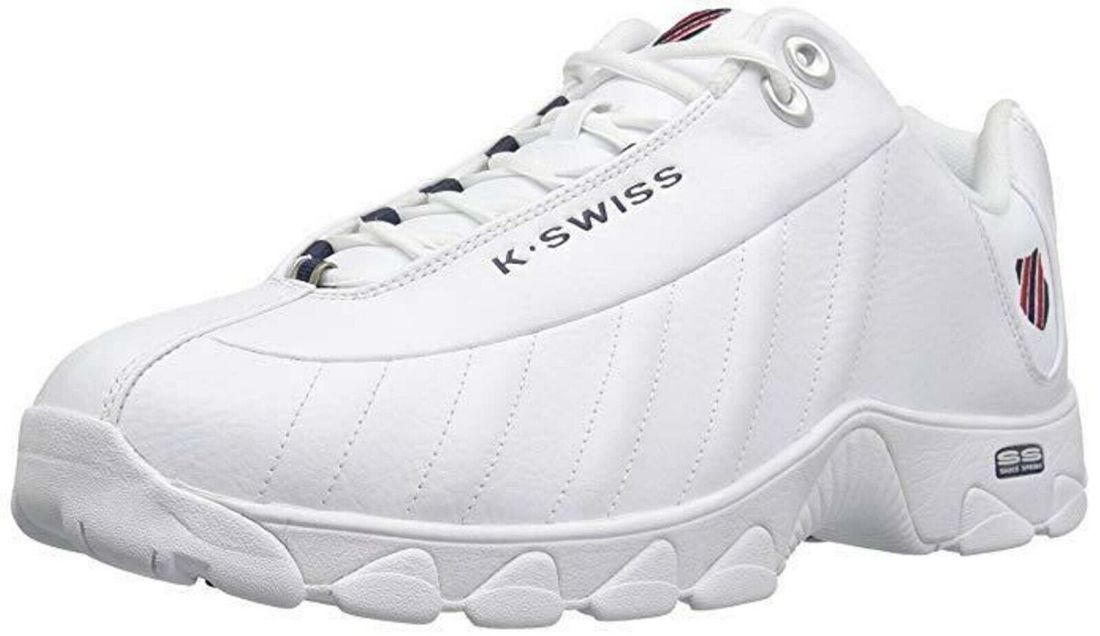 Extra Wide Man K-Swiss ST329 CMF Training 03426-130-XW White/Navy