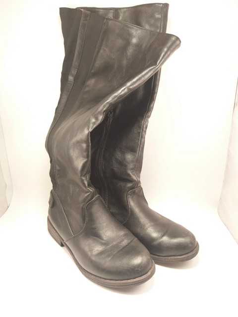 bamboo black boots