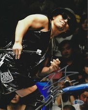 Yujiro Takahashi Signed 8x10 Photo BAS COA New Japan Pro Wrestling Bullet Club 5