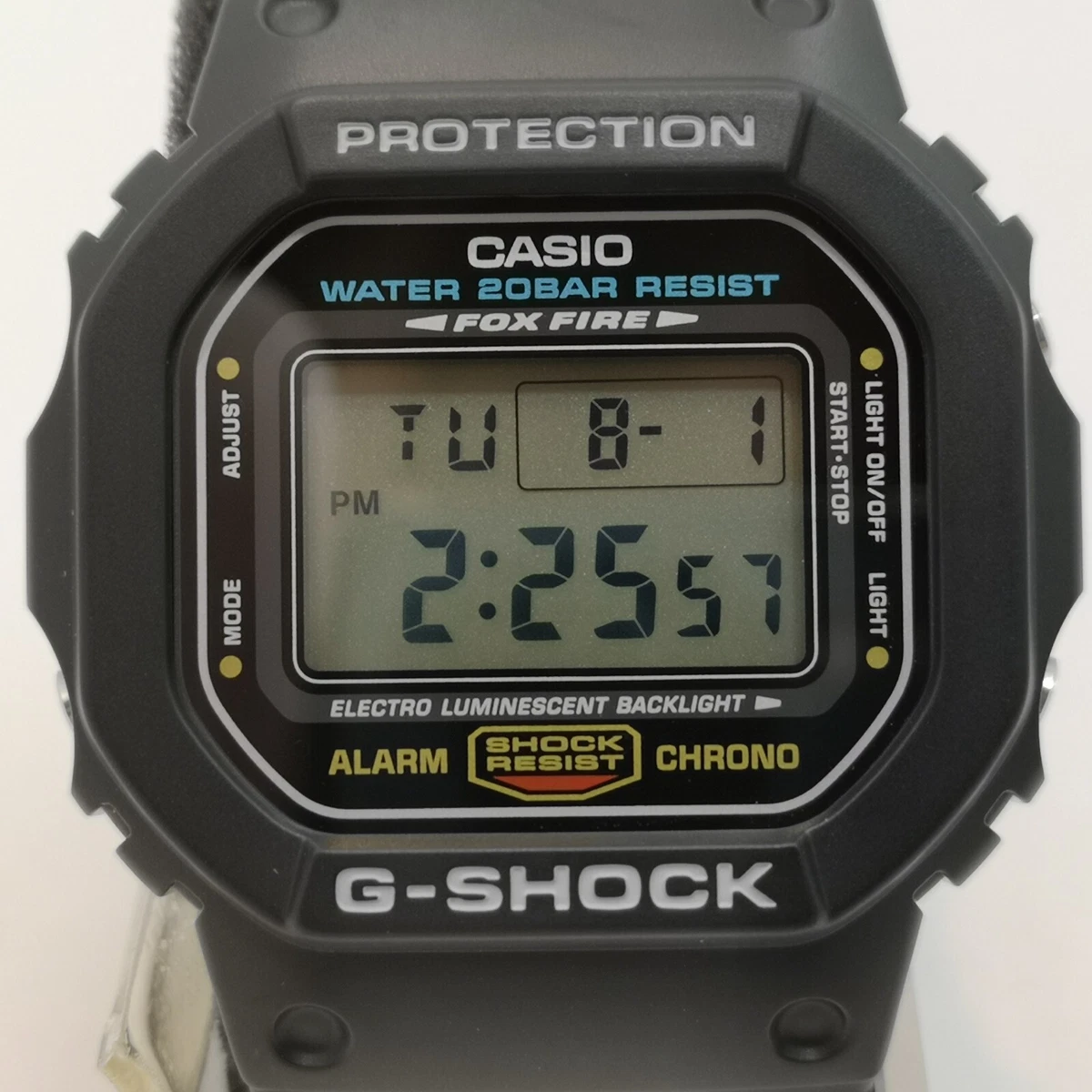 CASIO G-SHOCK DW-5600E-1 FOX FIRE Black Men's Watch New in Box