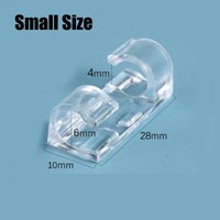 10-100 Cable Clips Self-Adhesive Tie Cord Management Wire Holder Organizer Clamp 4