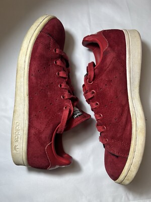 Adidas Men'S Stan Smith Red Suede Leather Eu 37 US UK