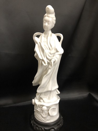 Chinesische Porzellan Figur Statut 14 Zoll - Bild 2 von 8