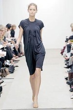 Marios Schwab Black Grecian Runway Dress (Uk 12)