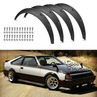 For Toyota Celica TA22 TA23 RA23 4.5'' Matte Fender Flare Extra Wide Wheel Arches