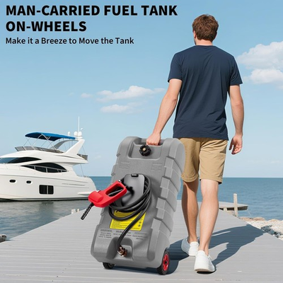 #ad #ad ⛽ Fuel Caddy 15 Gallon Portable Gas Tank Manual Pump 2 Gal Min Flow $104.46