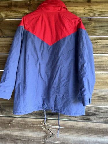 MSRP $199 Women's The Great. + Eddie Bauer The Hooded Parka Dusk Navy Medium - Picture 5 of 8