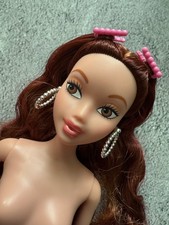 NEW Barbie My Scene 2025 Chelsea Nude Doll Auburn Hair Earrings  Barrettes