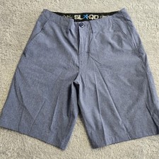 Salt Life SLX-QD Cargo Shorts Mens Size 30 Blue Vapor Stretch Fishing Casual