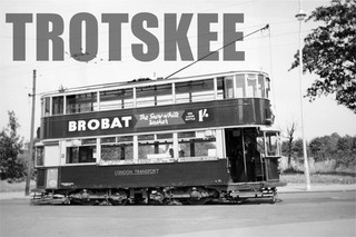 Larger Negative London Transport Tram Strassenbahn 173 1950