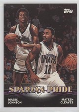 2000-01 Topps Series 2 Combos Spartan Pride ( ) Magic Johnson Mateen Cleaves 8f4