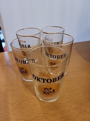 5x Shotgläser Goldener Oktober zur Weinprobe