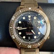 Zelos MAKO (V1) 500M Bronze Meteorite Dial Automatic Diver 40mm 
