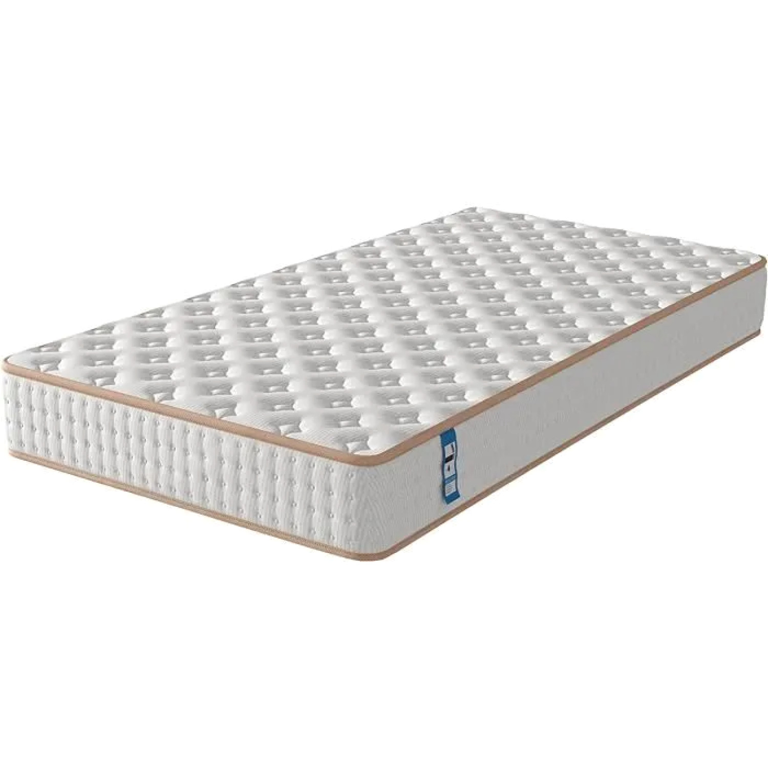 Matelas 90x190 anti mal de dos STANEW 18cm en mousse ergonomique réversible
