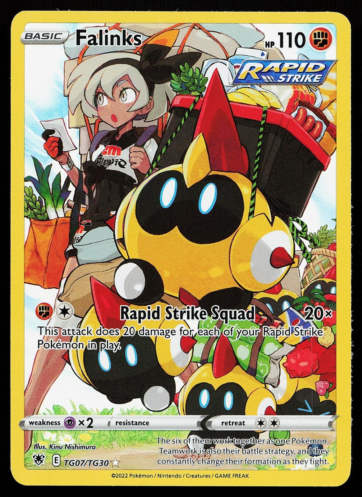 Falinks TG07/TG30 Holo Astral Radiance Trainer Gallery Pokemon Card