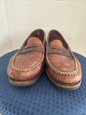 Allen Edmonds Mens Penny Loafer 11 Leather Brown Holton Preppy Ivy League