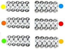 Lilypad Arduino Compatible Colored LEDs  Red, Orange, Amber, Yellow, Green,...