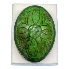 3552 Cts Zertifiziert Natürlicher Smaragd Selten Riesig Handgeschnitzt Dekorativ