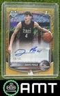 Davis Fogle Auto 2025-26 Bowman 14/50 Chrome Gold Shimmer Bulldogs 1st Prospect