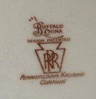 Vintage Pennsylvania Railroad Laurel PRR China Plate 9 3/4" Buffalo — photo 3