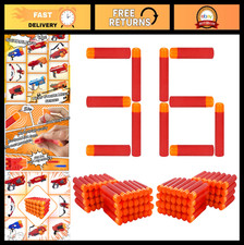 9.5cm Foam Darts Compatible with Nerf Elite Mega Series - 36-Dart Refill Pack, R