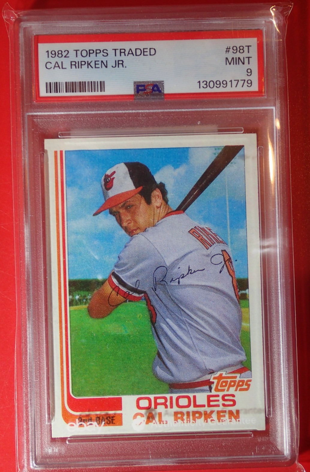 Cal Ripken Jr. 1982 Topps Traded #98T ROOKIE Card PSA 9