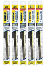 Rain-X 5079278-2-5PK Latitude Water Repellency Wiper Blade, 21" (Pack 5)