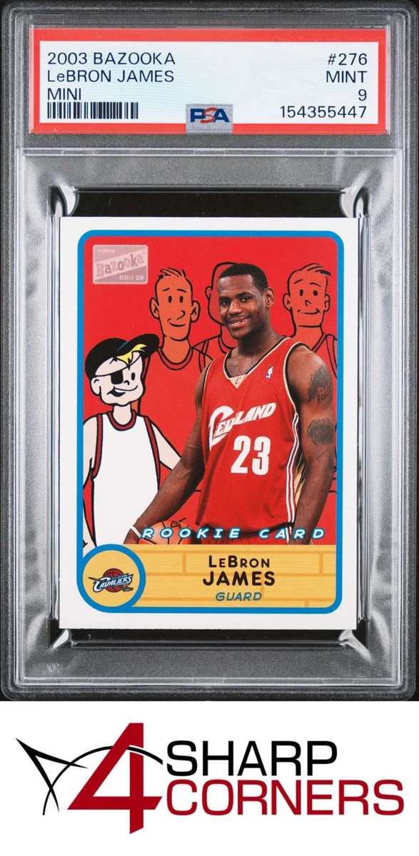 Bazooka LeBron James Basketball Sports Trading Card Singles for