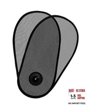 Car Window Shades for Baby - Rotatable Sun Visor for Side 1 Pack Double Mesh