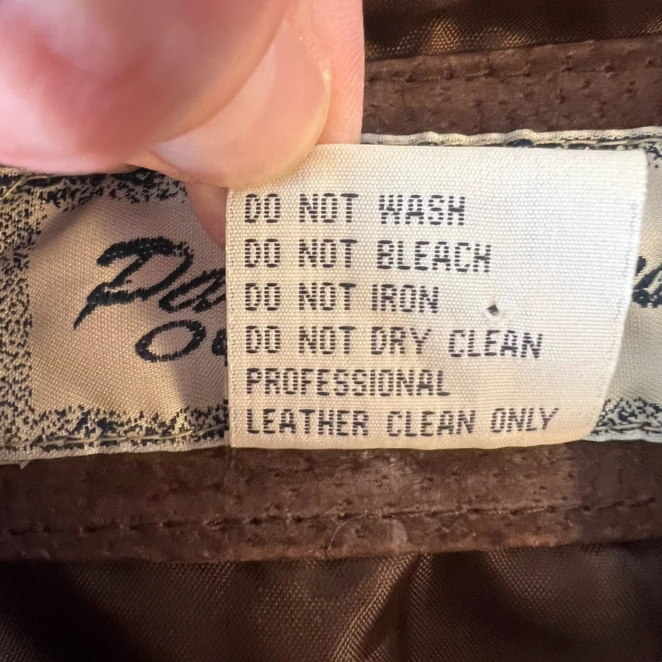 Paris Blues Outerwear Womens Chocolate Brown Suede Leather Trench Coat Belted M - Image 3 of 4