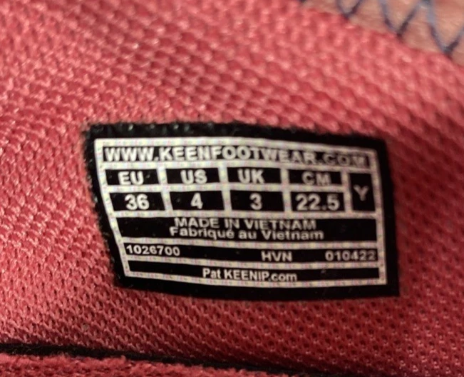 Zapatilla deportiva informal Keen Speed Hound gancho y bucle jóvenes niñas niños grandes talla 4 Foto 3 de 4