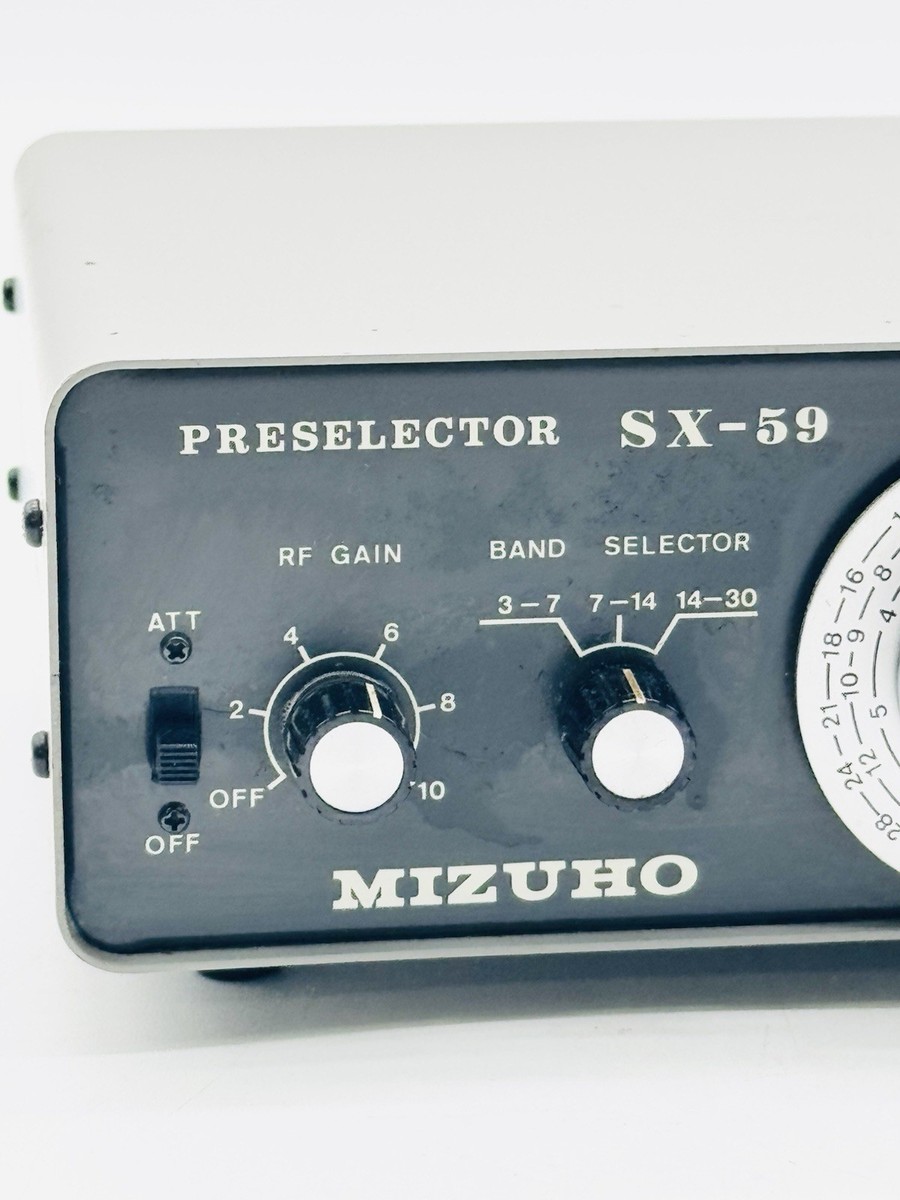 Vintage RARE Mizuho SX-59 Preselector Discontinued JAPAN WORKS S2