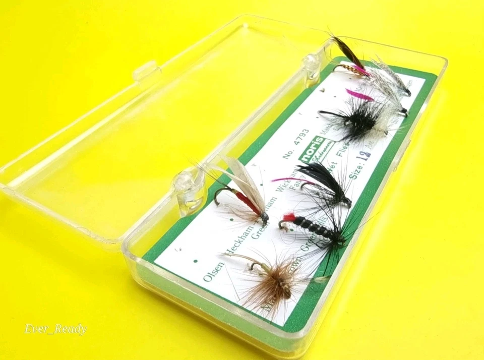 NORIS Shakespeare•Fliegenkonvolut•Fliegenfischer•Kunstköder•Angelzubehör•Sammler - Bild 3 von 4