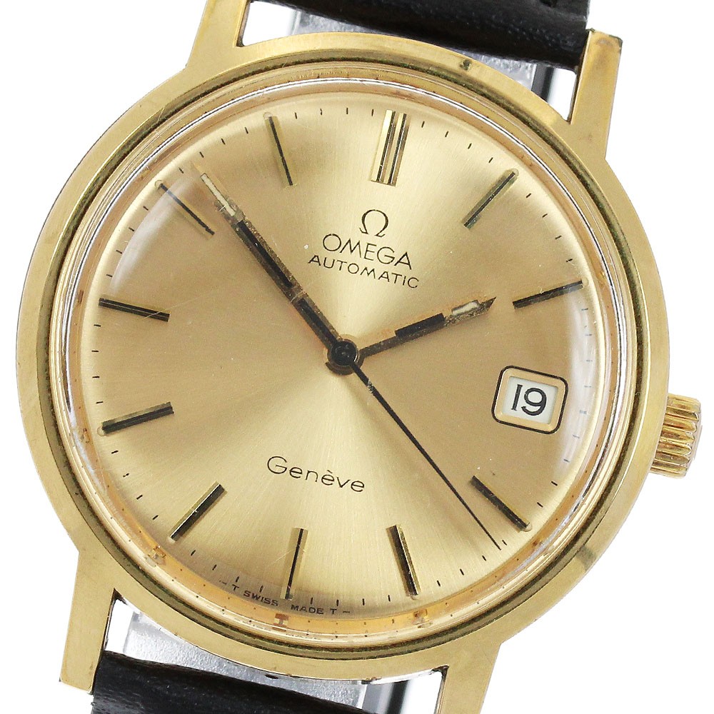 Omega Geneve Cal 1012 Automatic Date Men's Watch Pre-Owned Japan  