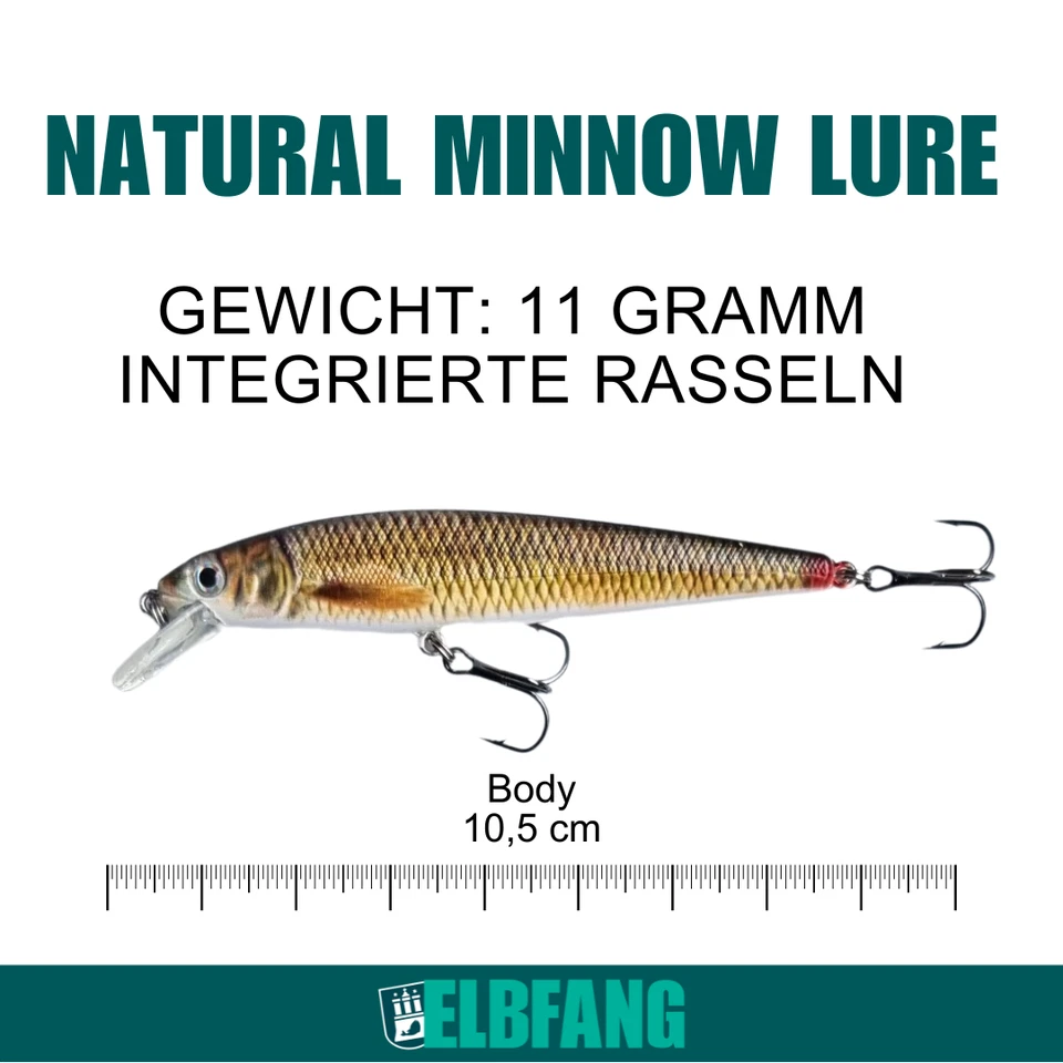 ✅ELBFANG Wobbler Set Zander & Hecht | Köder Kunstköder Angelset - Bild 2 von 4