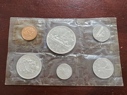 Canada 1961 Proof-Like 6-Coin Set 80% Silver 1.1 Troy oz ASW