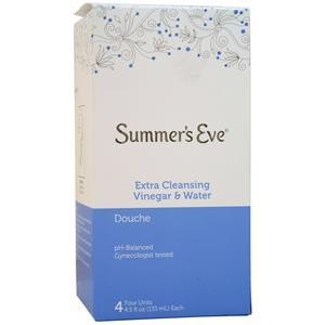 Специальный очищающий душ Summers Eve с уксусом и водой, 4 порции