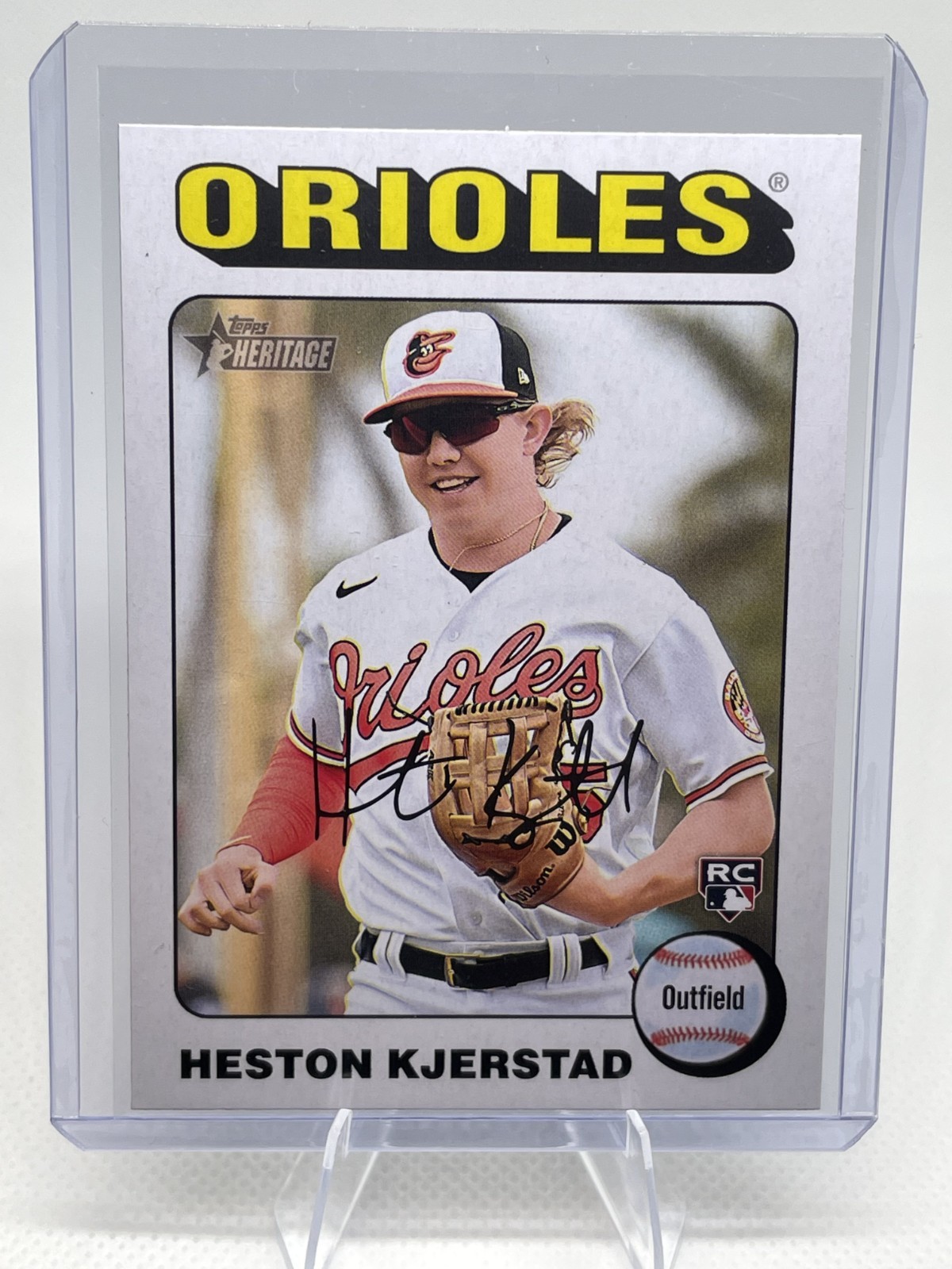 2024 Topps Heritage - Heston Kjerstad #327 White Border (RC)