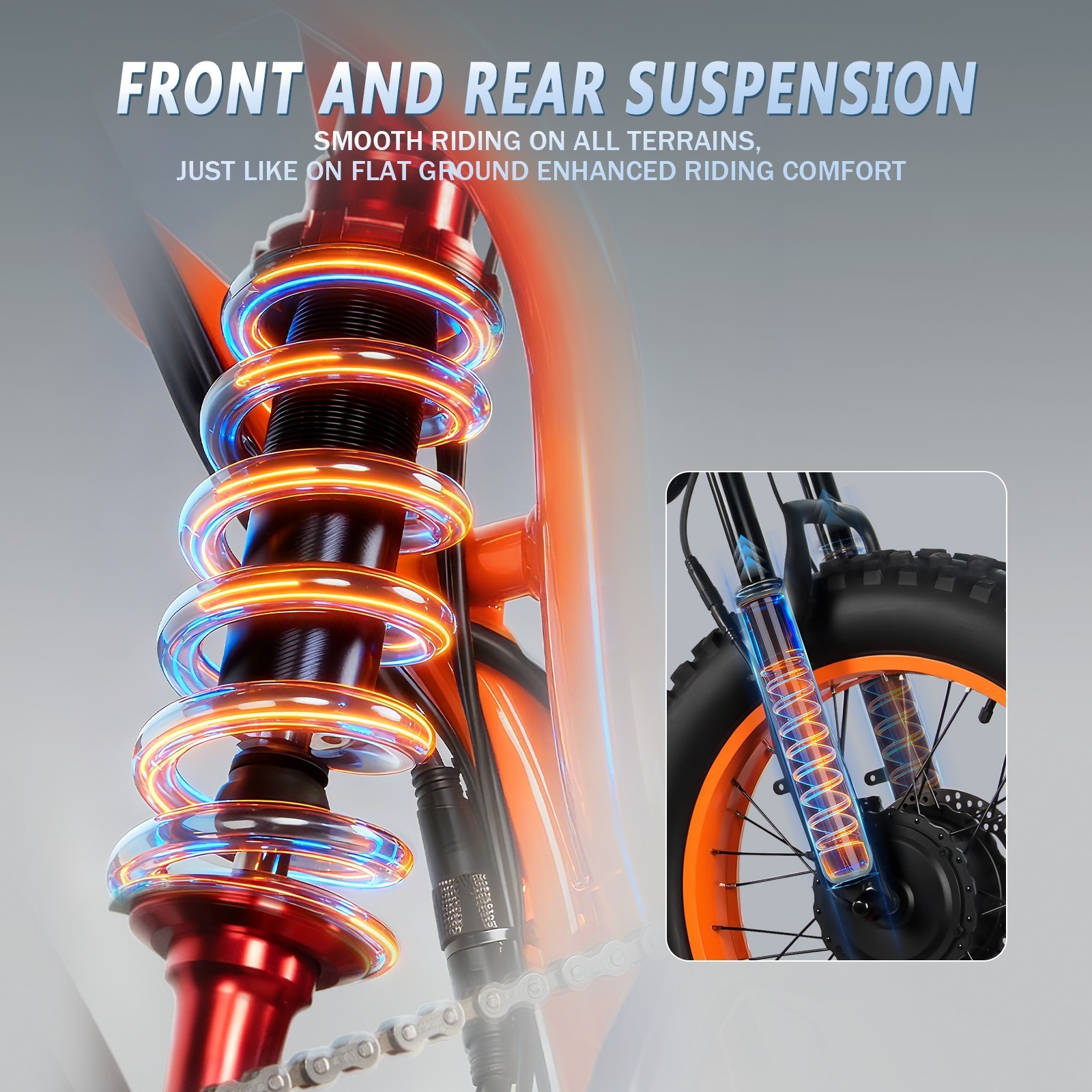 6000W Electric Dirt Bicycle 52V32AH E-Bike 20 inch Off-road E-Motobike Adults US