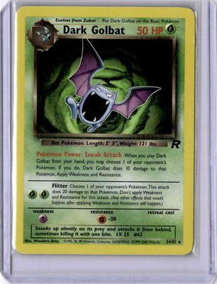 Dark Golbat (24) Rare Team Rocket 24/82 LP