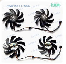 For XFX RX460 470 470D Black Wolf RX474 480 Graphics Card Cooling Fan Parts