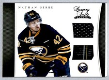 Nathan Gerbe 2011-12 Panini Luxury Suite Combos Jersey / Stick #4 Buffalo Sabres