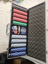 Poker Case, Chips, And Cards