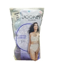 Jockey Elance Women  s 100 Cotton Comfort Full Coverage Underwear Brief 10/ 3XL