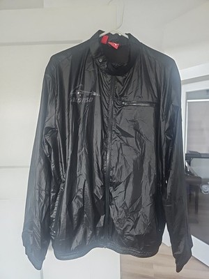 Puma Ferrari Racing Alonso Jacket Mens Large Black Full Zip Lightweight Coat