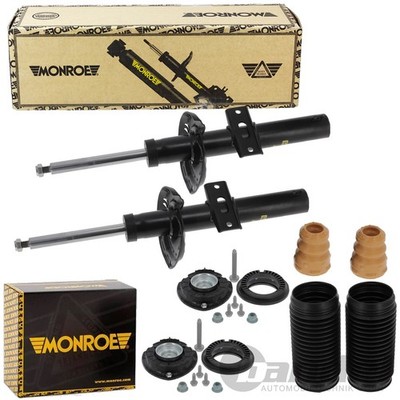 MONROE STOSSDÄMPFER+DOMLAGER+PROTECTION KIT VORNE passend für VW POLO 6 AW1 SEAT