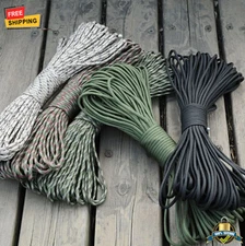 30m 550 Paracord Rope 7 Strand 4mm Military Tactical Camping Survival Cord