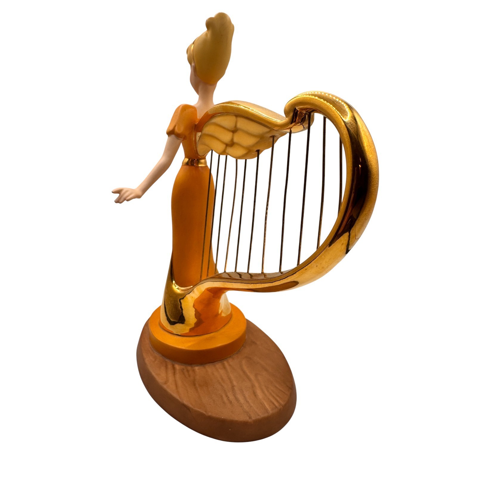 WDCC "Beautiful Diversion" Singing Harp Mickey and the Beanstalk Harp Figurine
